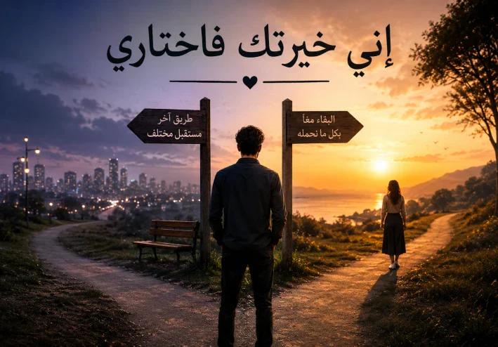 إني خيّرتك فاختاري