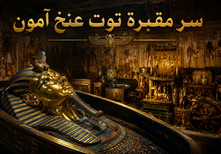سر مقبرة توت عنخ آمون