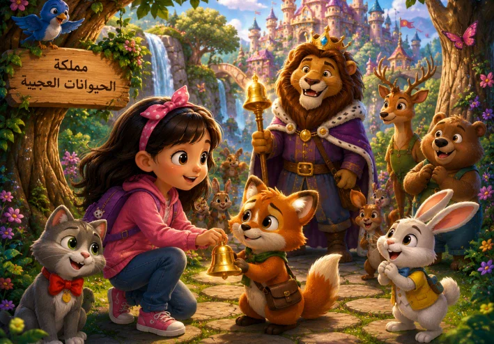 🐾 نورة ومملكة الحيوانات العجيبة