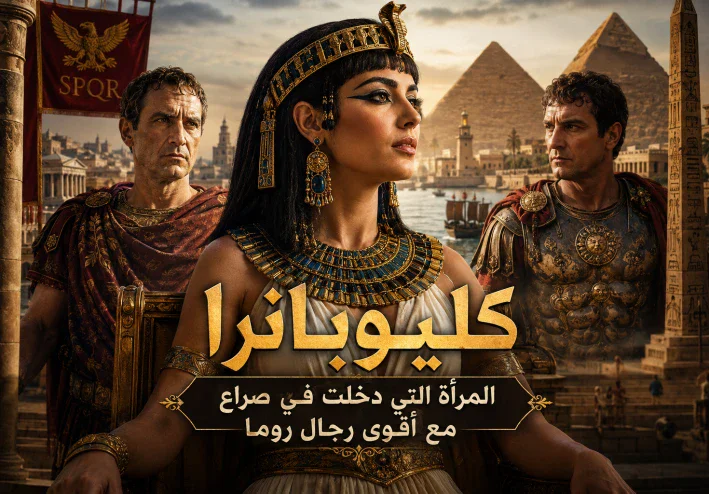 كليوباترا: المرأة التي دخلت في صراع مع أقوى رجال روما
