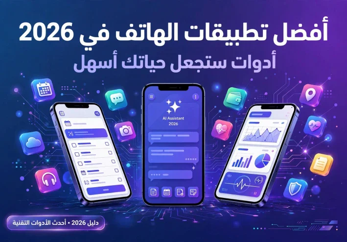📱 أفضل تطبيقات الهاتف في 2026.. أدوات ستجعل حياتك أسهل