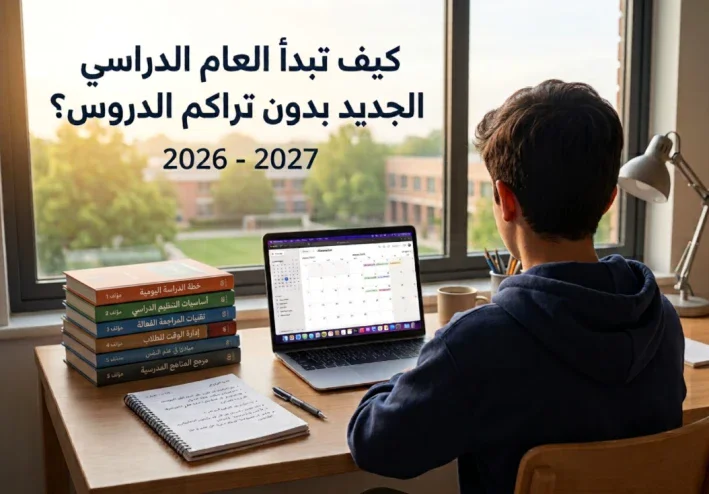 كيف تبدأ العام الدراسي الجديد بدون تراكم الدروس؟