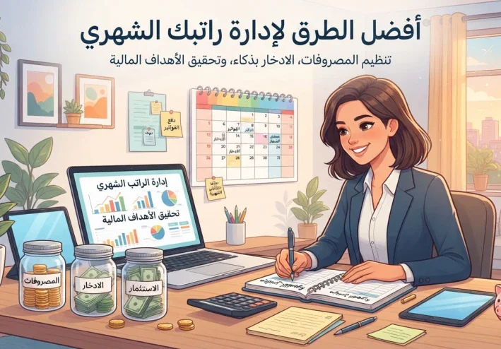 كيف تدير راتبك الشهري بذكاء؟ دليل عملي لتنظيم المصروف والادخار