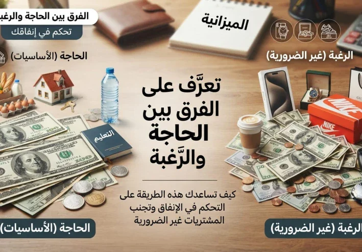 الحاجة أم الرغبة؟ طريقة بسيطة تمنعك من الإنفاق الزائد