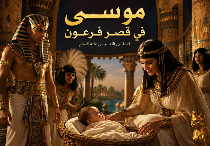 موسى في قصر فرعون