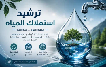 ترشيد استهلاك المياه: مسؤولية مشتركة نحو مستقبل مستدام