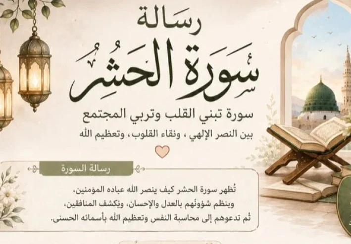 رسالة سورة الحشر