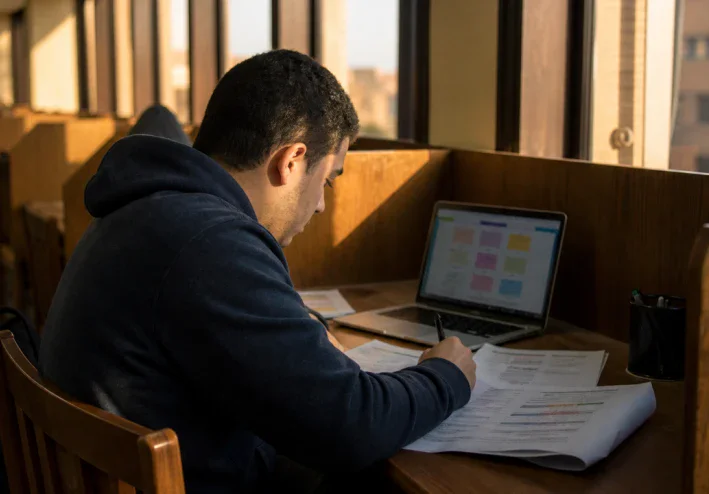 كيف تولّد أسئلة اختيار من متعدد من المنهج بالذكاء الاصطناعي قبل الامتحان