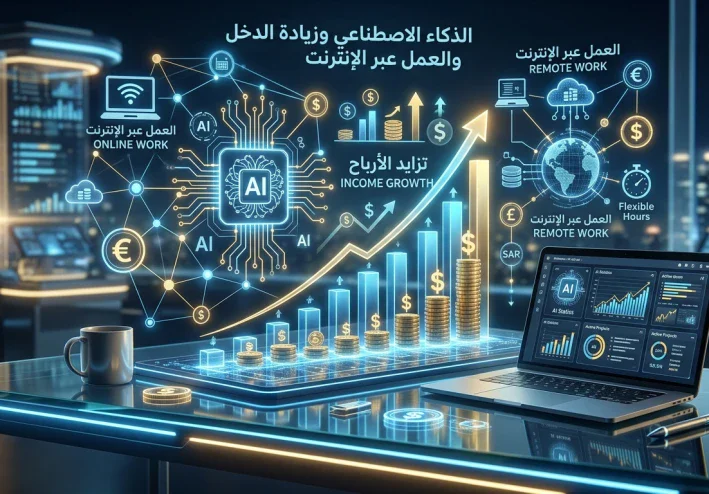7 طرق ذكية لاستخدام الذكاء الاصطناعي لزيادة دخلك في 2026