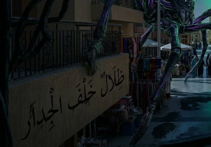 ظلال خلف الجدار