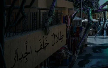 ظلال خلف الجدار