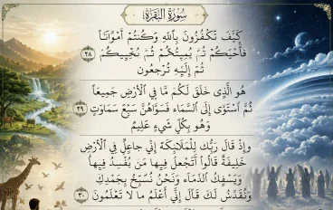 تفسير سورة البقرة من الاية 28 إلي 31
