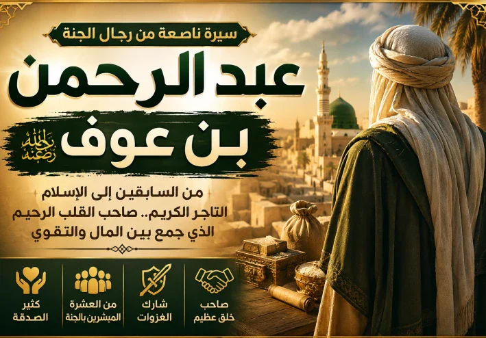 عبد الرحمن بن عوف.الرجل الذي جمع بين الغني  والتقوى والكرم