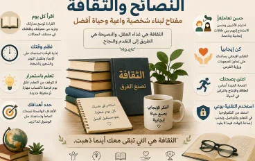 النصائح والثقافة: طريقك نحو حياة أفضل وشخصية أكثر وعيًا