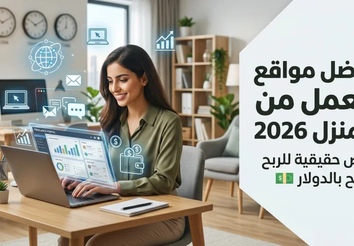 أفضل 3 مواقع للعمل من المنزل 2026 والربح بالدولار.. ابدأ بدون خبرة كبيرة