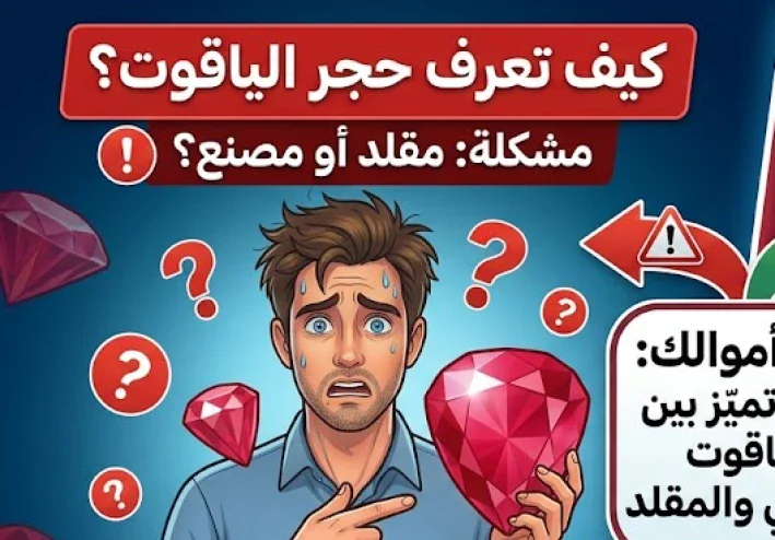 يبدو الياقوت الحقيقي جذابًا من النظرة الأولى، لكن جمال الحجر وحده لا يثبت أصالته.  فالأحجار المقلدة والمواد الصناعية قد