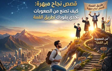 قصص نجاح مبهرة: كيف تصنع من الصعوبات تحدي يقودك لطريق القمة