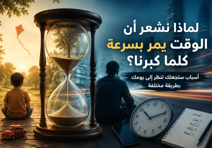 لماذا نشعر أن الوقت يمر بسرعة كلما كبرنا؟ أسباب ستجعلك تنظر إلى يومك بطريقة مختلفة