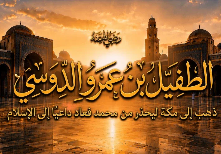 الطفيل بن عمرو الدوسي رضي الله عنه.. ذهب إلى مكة ليحذر من محمد فعاد داعيًا إلى الإسلام