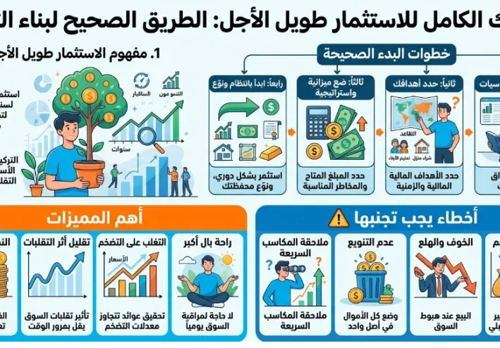 ما هو الاستثمار طويل الأجل؟ وكيف تبدأ بطريقة صحيحة؟