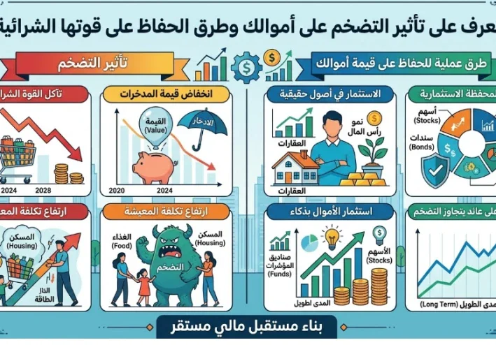 كيف تحافظ على قيمة أموالك من التضخم؟