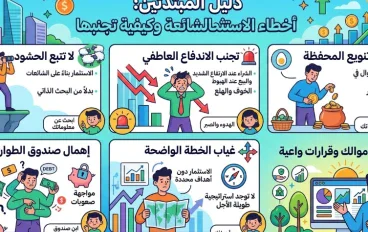 أخطاء استثمارية شائعة يقع فيها المبتدئون وكيف تتجنبها