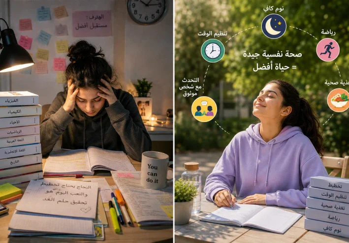 الصحة النفسية لطالب الثانوية العامة: مفتاح التركيز والنجاح