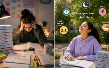 الصحة النفسية لطالب الثانوية العامة: مفتاح التركيز والنجاح 