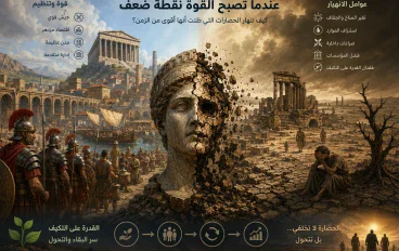 لماذا اختفت بعض الحضارات القديمة رغم امتلاكها قوة هائلة؟