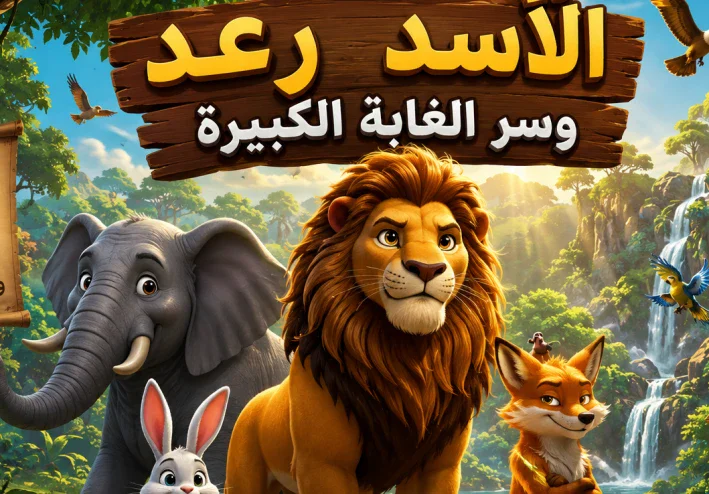 الأسد رعد وسر الغابة الكبيرة