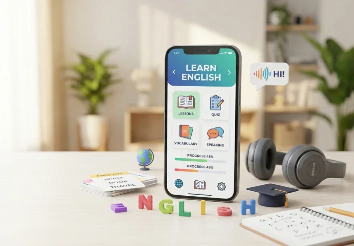 افضل تطبيقات مجانية لتعلم الإنجليزية للمبتدئين 2026