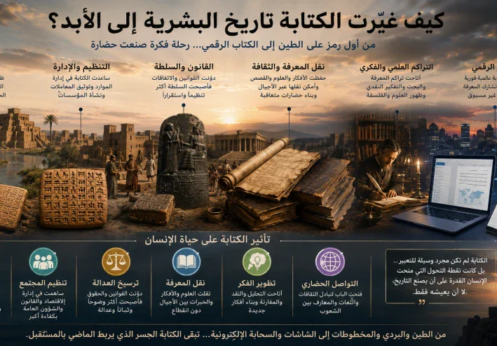 كيف غيّرت الكتابة تاريخ البشرية إلى الأبد؟