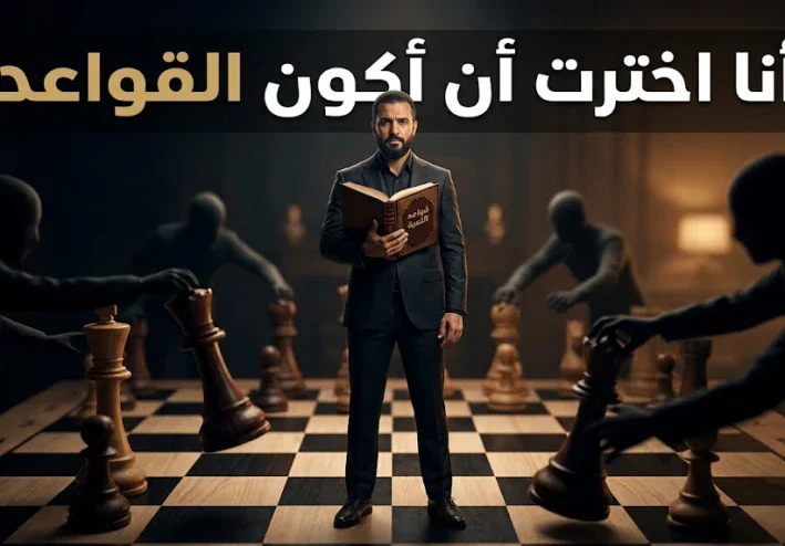 إمّا أن تكون اللاعب… أو نكون اللعبة! وأنا اخترت أن أكون القواعد