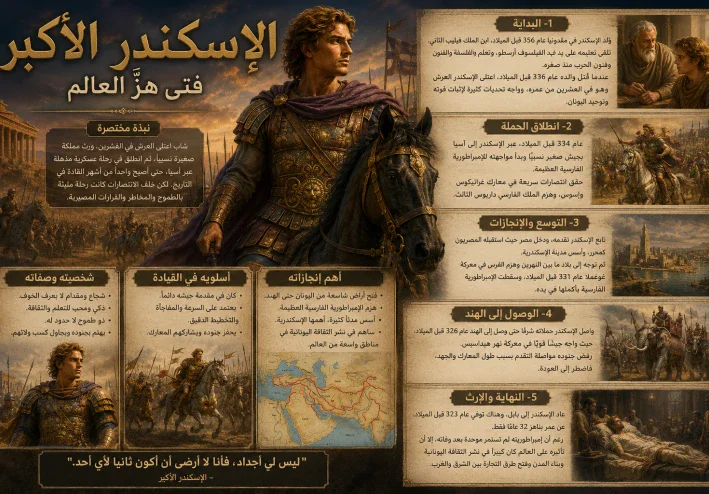 الإسكندر الأكبر.. فتى هزَّ العالم