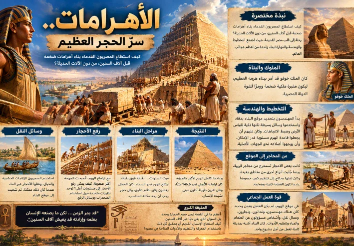 الأهرامات.. سرّ الحجر العظيم