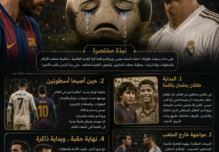 ميسي ورونالدو.. نهاية العصر الذهبي