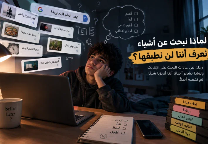 لماذا نبحث عن أشياء نعرف أننا لن نطبقها
