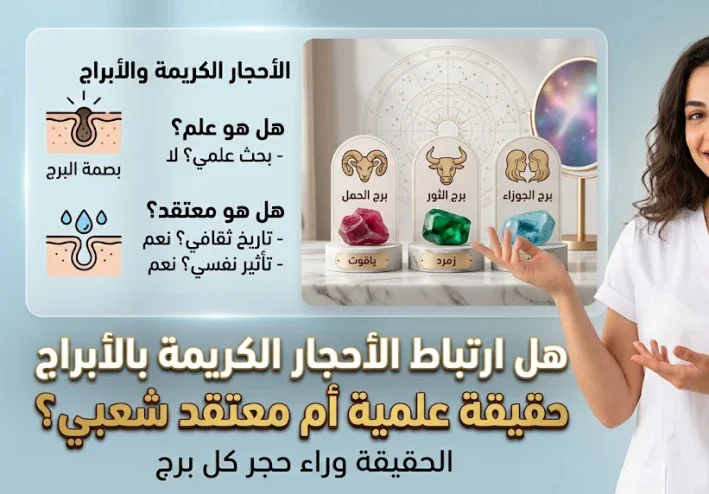 هل ارتباط الأحجار الكريمة بالأبراج حقيقة علمية أم معتقد شعبي؟ الحقيقة وراء حجر كل برج