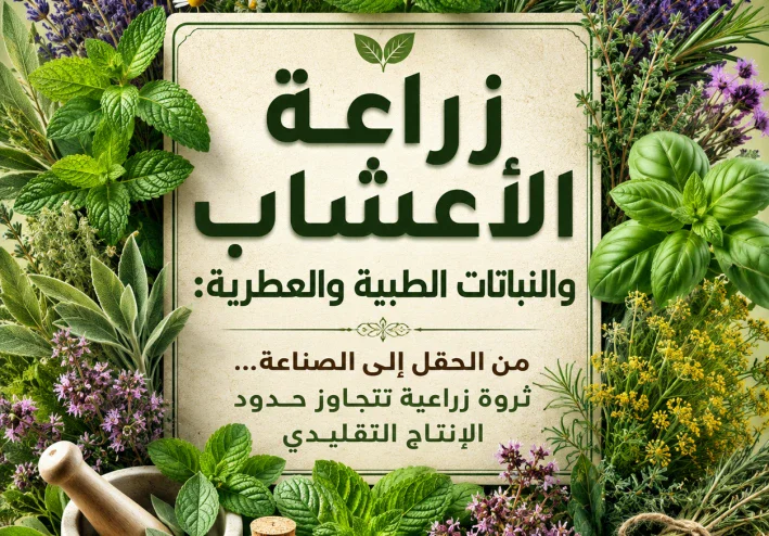 زراعة النباتات الطبية والعطرية: من الحقل إلى الصناعة… ثروة زراعية تتجاوز حدود الإنتاج التقليدي