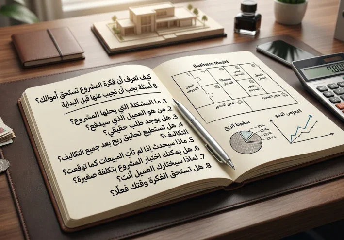 كيف تعرف أن فكرة المشروع تستحق أموالك؟ 8 أسئلة يجب أن تجيب عنها قبل البداية