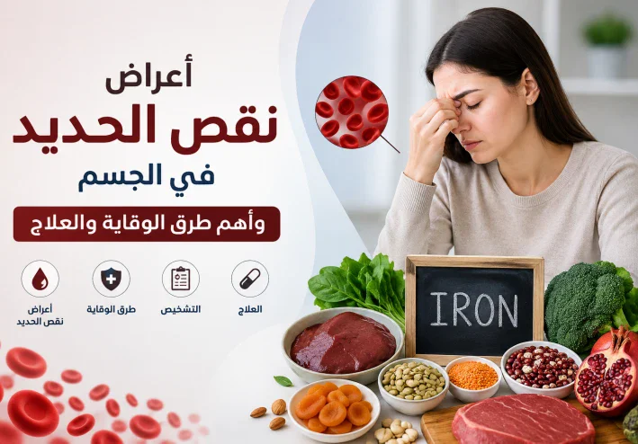 أعراض نقص الحديد في الجسم وأهم طرق الوقاية والعلاج
