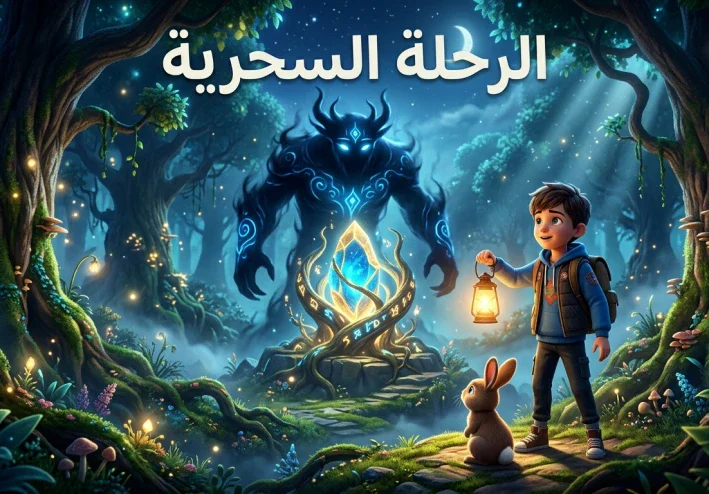 الطفل الذي أنقذ الغابة السرية من الظلام | قصة خيالية مشوقة للأطفال عن الشجاعة والصداقة وقوة فعل الخير