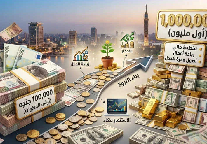 من أول 100 ألف إلى أول مليون: كيف تبني ثروتك خطوة بخطوة