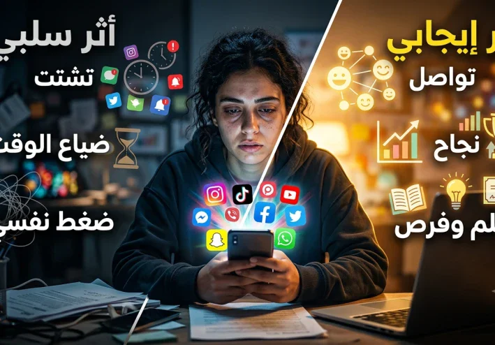 مواقع التواصل الاجتماعي: قوة تصنع الفرص أم فخ يسرق وقتك؟