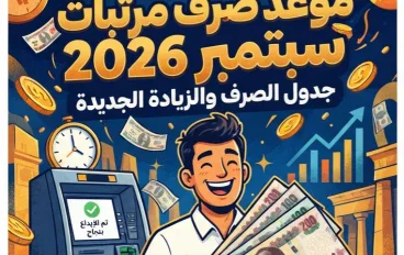 🗓️ موعد صرف مرتبات سبتمبر 2026.. جدول الصرف والزيادة الجديدة وموعد نزول المرتب في الحساب