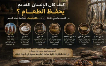 كيف كان الإنسان القديم يحفظ الطعام قبل وجود الثلاجات؟