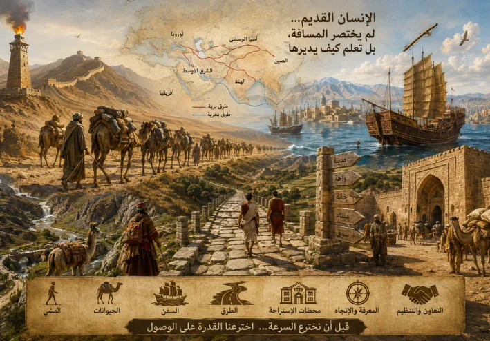 كيف كان الناس يسافرون لمسافات طويلة قبل السيارات والطائرات؟
