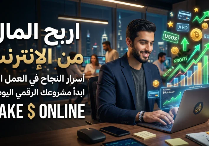الربح من الإنترنت: كيف تبدأ من الصفر وتحقق دخلًا حقيقيًا؟