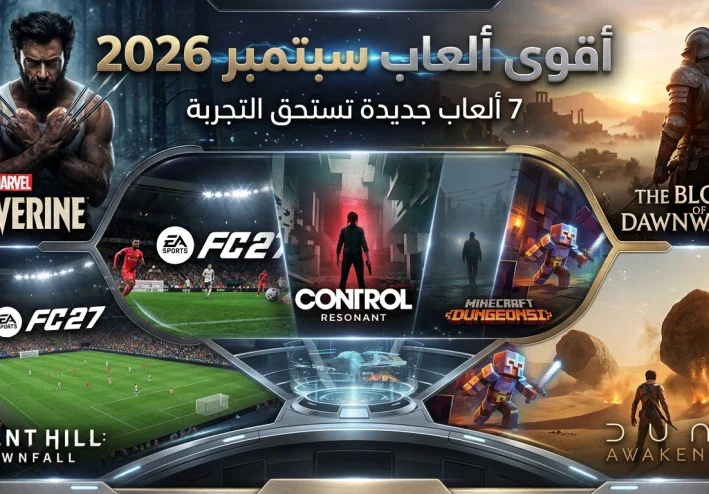أقوى ألعاب سبتمبر 2026: 7 ألعاب جديدة تستحق التجربة على PC وPS5 وXbox
