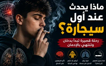ماذا يحدث عند أول سيجارة؟ رحلة قصيرة تبدأ بدخان وتنتهي بالإدمان